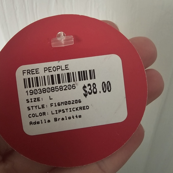 Red Lace Bralette - Picture 6 of 6